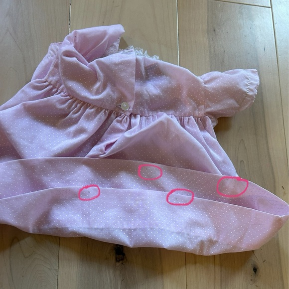 Vintage Girls Bundle Dress/Romper/Top-New York Kids/Alexis/Carter 6/12/18 Months - Picture 11 of 16